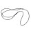 Schwarzes Satin-Polyesterseil, 2 mm x 90 m 2