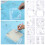 Acrylic quilting template set for free-motion quilting 2