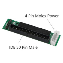 Adapter SCSI SCA 80 Pinów Żeński na IDE 50 Pinów Męski do Dysku Twardego i Komputera