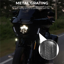 Luzes de Ventilação da Carenagem Frontal da Motocicleta com Piscas para  Softail Low Rider FXLRST FXRST 2022-2026