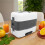 Chauffe-Repas Électrique Double Couche à 4 Compartiments, Portable, avec Réservation 24h/24 3