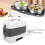Chauffe-Repas Électrique Double Couche à 4 Compartiments, Portable, avec Réservation 24h/24 5