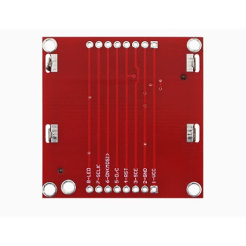 RED Board 84X48 5110 LCD Module with Backlight with Adapter PCB LCD5110 1