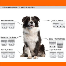 Lâminas de Substituição para Máquina de Tosa de Cães para  Pet Clipper/ A5/para  Série  (10+30+7FC+5F)