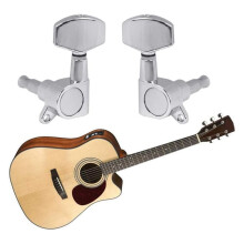 6 Pieces Guitar Heads Knobs Guitar String Tuning Pegs  Tuners for Electric or Acoustic Guitar (3 Left + 3 Right)