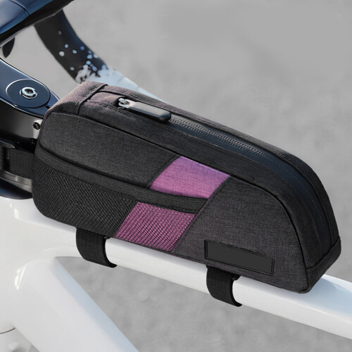 Light Weight Road Bikes Front Frame Bag Bicycles Front-Black 2
