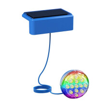 Solar Pool LED Light Solar Swimming Pool Underwater Light Remote Control IP68 Waterproof RGB Color Timer