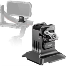 Phone Tripod Mount Clip with 1/4" Threads Arca Base Quick Release Clamp for  17 16 Pro Max S25 Ultra Phone Cage A