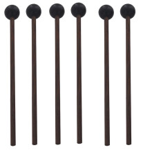 3 Paar HöLzerne Tongue Drum Sticks Mallets Sticks Beaters Percussion Instrument ZubehöR