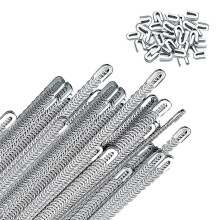 35 Baleines en Acier Spiralées de 6,35 mm X 348 mm pour Corset, Baleines Prédécoupées pour la Couture de Corsets et Robes de Costume