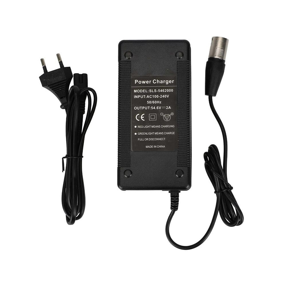 54.6V 2A Electric Scooter Power Adapter Battery Charger Electric Scooter Balance Car Accessories Battery Charger Eu Plug 4713332839113