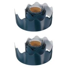 2 Schwarze Scalloped Border Trim Für Bulletin Board Und Wand
