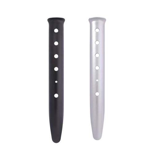 Outdoor Camping Tent Nails Sand U-shape Stake Ground-silver 2