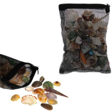 120 Pieces Aquarium Filter Bags Media Mesh Filter Bags with Zipper for Charcoal Pelletized Remove, White and Black