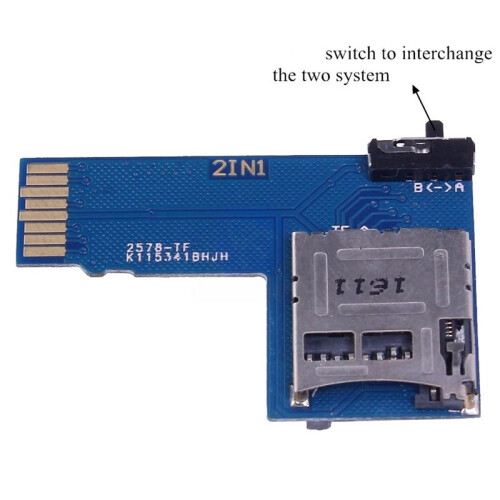 2 in 1 for Micro /TF Card Memory Storage Board Shield Module Dual System Switcher for Raspberry Pi B+ 2B 3B Zerodual 2