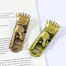 Crown Hand Metal Bookmark Antique Book Unique Reading Accessory Gift for Book Lovers Stationery Decoration B