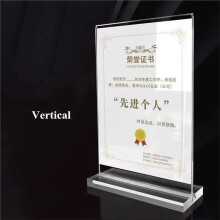 10pcs A5 148x210mm Clear Table Acrylic Sign Holder Stand Picture Paper Card Flyer Holder Restaurant Menu Holder Stand