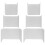 Acrylic Display Risers, Clear Rectangle Stands Shelf for Display 24Pcs 3