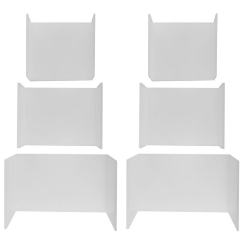 Acrylic Display Risers, Clear Rectangle Stands Shelf for Display 24Pcs 2
