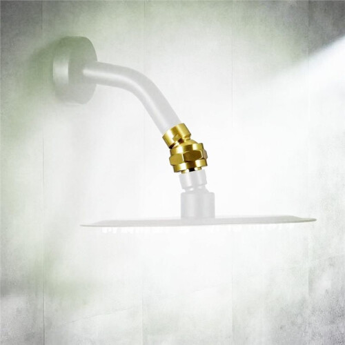 Solid Brass Shower  Swivel  Adapter, Adjustable Shower Arm Extension Sho