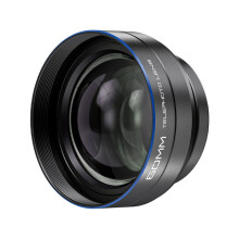 Lente Telefoto HD de 60 mm para Smartphones, Placa Traseira de Lente com Rosca de 17 mm, Interface de Filtro de 58 mm, Ampliação de 1,7X