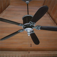 Lot de 8 Rallonges de Chaînette pour Ventilateur de Plafond, en Bois, Couleur Noyer