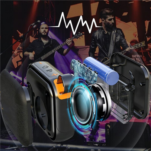 Multi Functional Portable  Speaker Outdoor Compact Stereo Subwoofer Support TF Card USB Drive Insertion 1