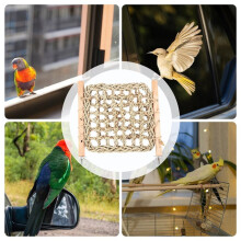 Bird Cage Perch Wood Parakeet  Stand Conure Ladder Perch for Cage for Training Feeding Conure Lovebird Canary M