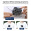 For  Action 6 Magnetic Neck Mount with Anti-Lost Safety Strap Quick Release Adapter Mount 6