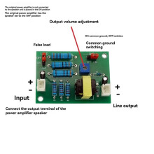 Passiver Audio-Dämpfungsregler Hochpegel-zu-Niederpegel-Verstärkerlautsprecher-zu--Ausgangsdämpfungsregler Gemeinsame Masseisolierung