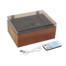 Retro CD Player Rechargeable Support CD BT USB 3.5mm AUX Portable CD Player -Compatible 5.0 Home Music Player C