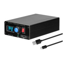 ATU-100-0A Tuner D'Antenne Automatique 1,8-55 MHz, Écran OLED 0,91 Pouce, Boîtier en Alliage D'Aluminium avec Batterie 1500 MAh, Neuf