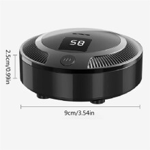 Small Air Purification Device Fashion Air Purifier Portable Air Cleaner ABS Texture Air Freshener White