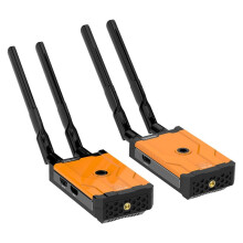 500M -Compatible Transmitter and Receiver Support One to Many Scenarios for TV/DSLR/ Projector/Laptop UK Plug