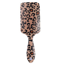 Leopard Print Hair Brushes,Hair Detangling Brush Anti Static Massage Comb Hair Brush for All Hair Types