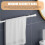 4pcs Adjustable Spring Tension Extension Rods 40-70cm Small Window Security Bars Inside Windows Closet Hanging Clothes 3