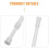 4pcs Adjustable Spring Tension Extension Rods 40-70cm Small Window Security Bars Inside Windows Closet Hanging Clothes 5