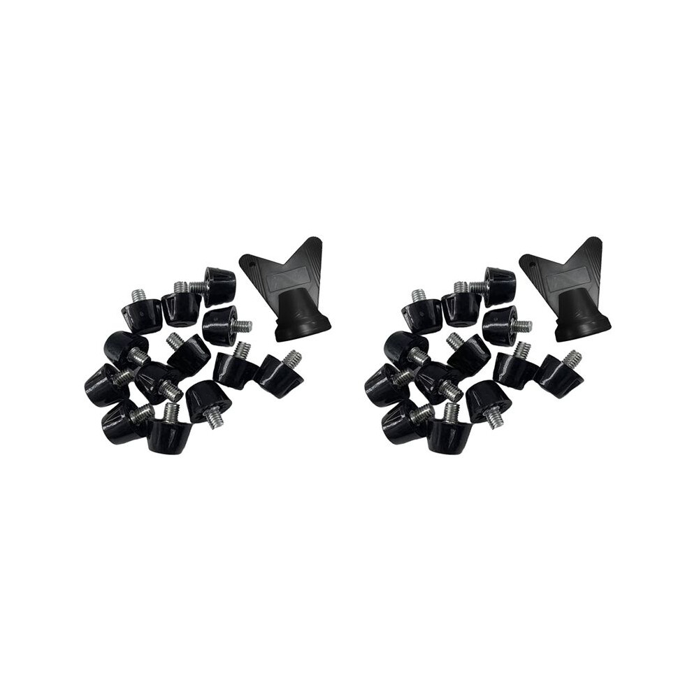 Photos - Football Kit 24 PCS Football Boot Spikes Professional Soccer Boot Cleats M5 Replacement Studs with Wrench Track Shoes Spikes 10mm