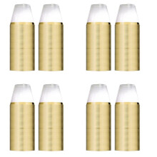 4X Golden Plastic Cups 9 Oz Disposable Cup Plastic Wine Glass Party Cups Transparent Plastic Cup for Parties