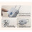 Keyless Fingerprint Biometrics Padlock Electric Lock 20 Users Plastic Material Fingerprint Lock with USB Charging 4