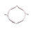25 Metal Frames Snap Clasp Arch Pattern Coin Style Purse Silver 2