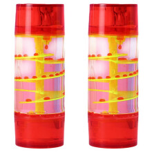2X Red- Center Column Turntable Oil Drop  Jelly Color Leisure Daze Oil Leak Home Crafts Decor