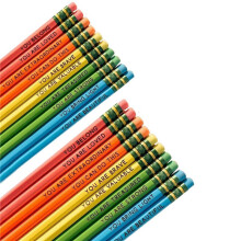 20x Affirmation Pencil Set New Inspirational Pencils with Motivational Sayings Wooden Motivational Pencils Multicolor