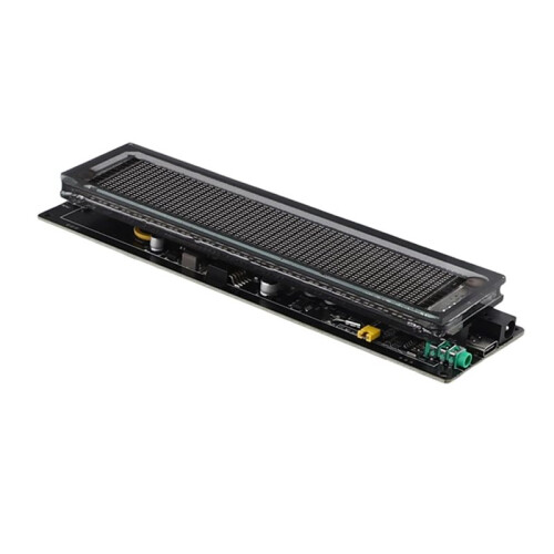 Audio Analyzer Board with VFD Display, Resolution Music Clock Display with 3.5mm AUX/MIC Input-JVFD2517 (Narrow) 2