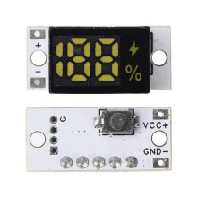 Module Indicateur de Niveau de Batterie 1S 2S 3S 4S, Indicateur de Batterie Lithium avec Bouton