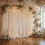 10x10ft White Tulle Backdrop Curtain with Lights String 2 Panels White Backdrop Curtains for Wedding Partie 5