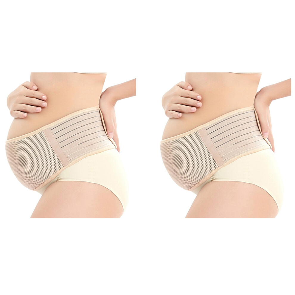 2X Maternity Support Belt Breathable Pregnancy Belly Band Abdominal Binder Adjustable Back/Pelvic Support- L Wella Elements