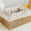 Set of 3 Rectangular Hand Woven Storage Baskets - Versatile Home Organizer 2