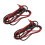 2 Pair 4mm Banana Plug Multimeters Meter Probe Test Lead 26 inch Long 1