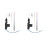 4x 2 Wire Universal Electric Remote Central Door Lock Actuator Auto Heavy-Duty 12V Power Locking System Single Type Kit 2